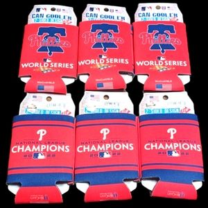 2022 National League Champions Philadelphia Phillies 2 Sided Can Cooler Koozie